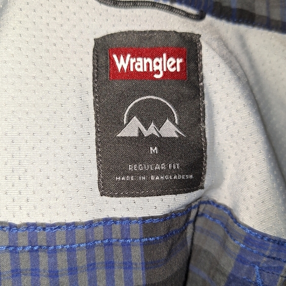 Wrangler casual button-down shirt Medium - Picture 5 of 5